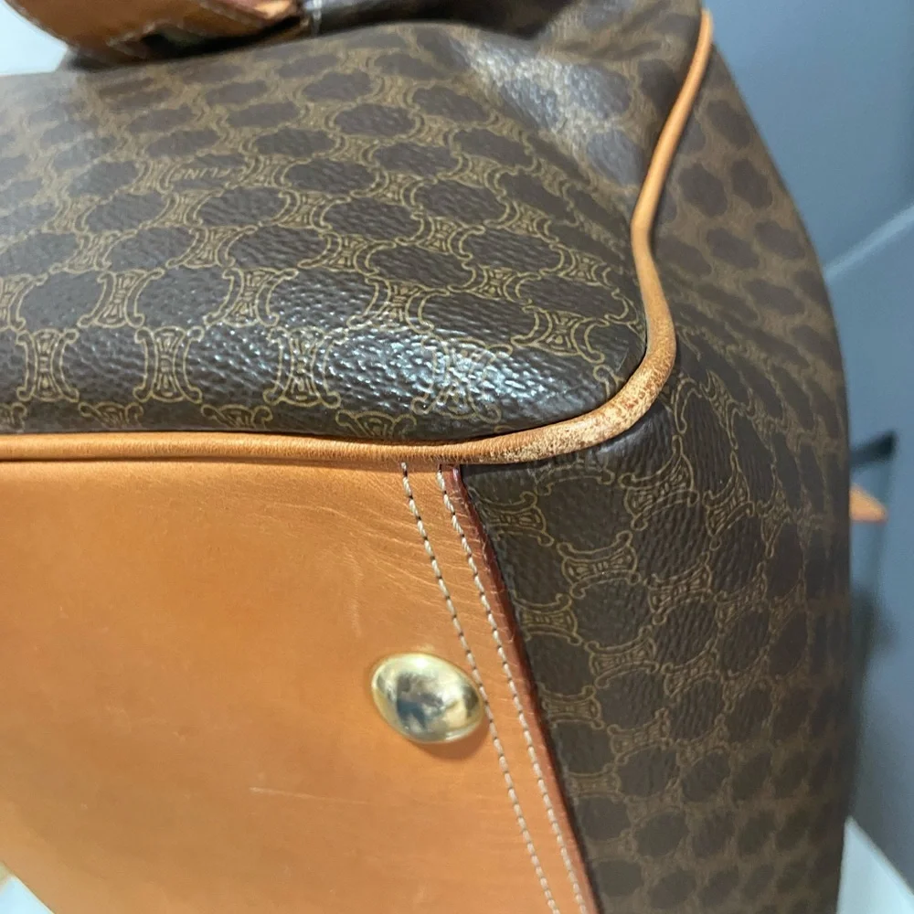 Authentic CELINE Vintage Weekender Travel Bag